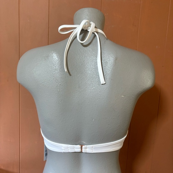 NWT Shade & Shore White Underwire Bikini Top 34C - Picture 6 of 12